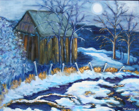 "Blue Moon", 16"x 20" - Artist's Collection