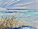Seascape at Dawn - East Coast, 12"x 16", Oil on Canvas