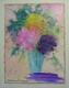 Flowers Forever, Small Gems Series #4, Painting 10"x 8"   with Brass Stand   SOLD
